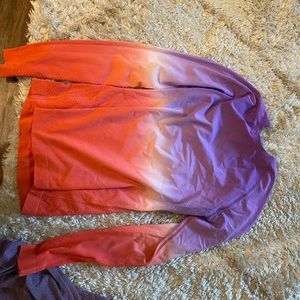 Ombré figs seamless long sleeve